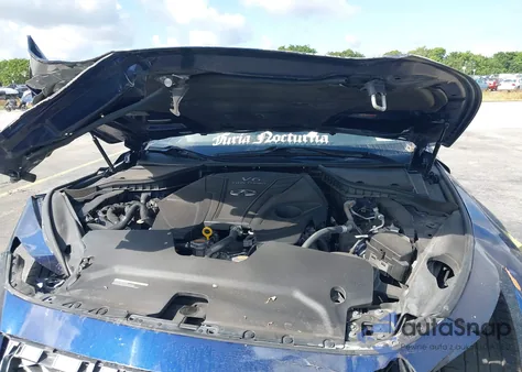 2022 Infiniti Q50 Sensory z USA, uszkodzony, nr VIN JN1EV7CPXNM310362